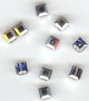 2 Meridian Blue 6mm Cube Swarovski